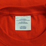 Hand Graded Irregular T-Shirt with Brand Label Removed, Care Label Intact