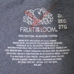 Mill Grade Irregular T-Shirt with Marked Out Tagless Fruit of the Looml Label