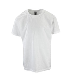 RGRiley | Youth White Short Sleeve T-Shirts | Irregular
