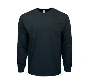 RGRiley | Gildan Mens Black Long Sleeve T-Shirts | Hand Graded Irregular