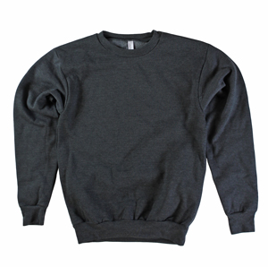 RGRiley | American Apparel Dark Heather Fleece Crew Sweatshirts | Irregular