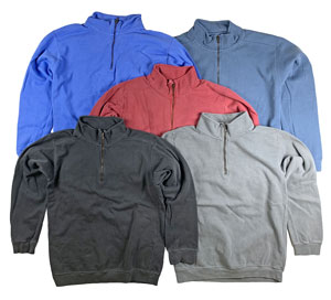 RGRiley | Comfort Color Mens 1/4 Zip Sweatshirts | Mill Graded