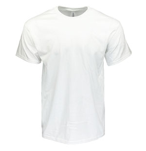 RGRiley | Gildan Adult White Short Sleeve T-Shirts | Mill Graded
