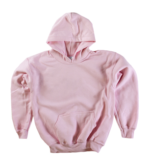 RGRiley | Gildan Youth Pink Pullover Hoodies | Irregular