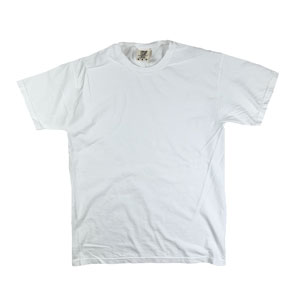 RGRiley | Mens Comfort Color White Short Sleeve T-Shirts | Mill Graded