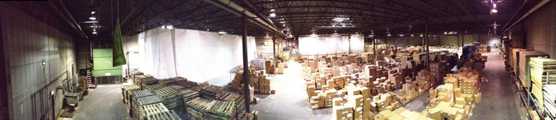 RG Riley Illinois Warehouse - Overhead View