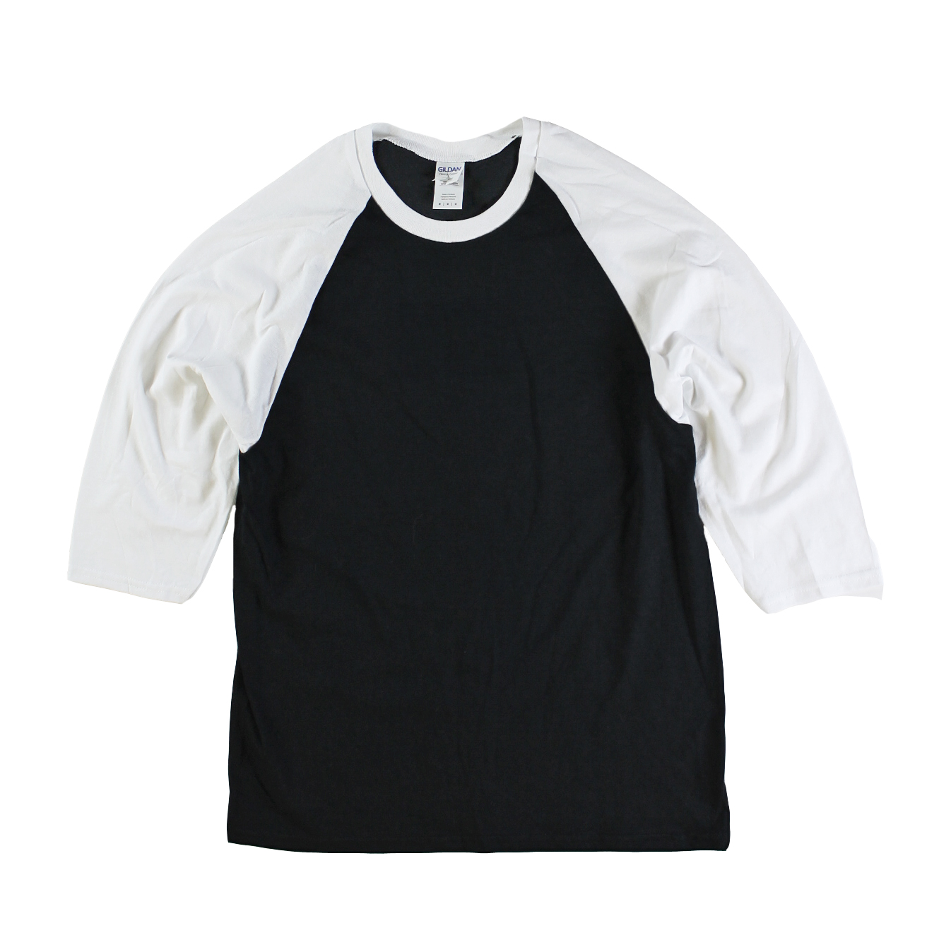 Style 570BW Wholesale Gildan 3/4 Sleeve Baseball TShirts Slightly
