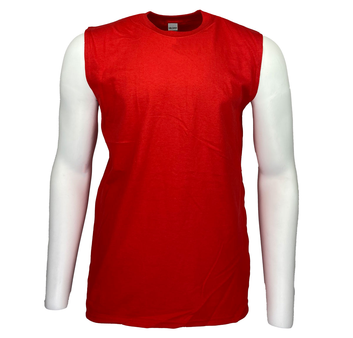 Gildan Red Sleeveless T's-RG Riley Wholesale Off Price Clothing ...
