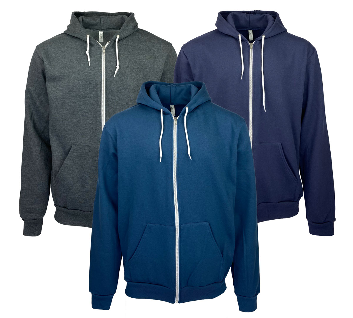 (*3rds*) Fleece Zips F497wRG Riley Wholesale Off Price Clothing