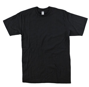 black cotton t shirts bulk