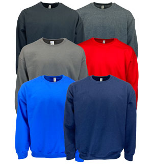 RGRiley | Gildan Mens Crew Neck Sweatshirts | Irregular