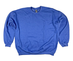 RGRiley | Gildan Mens Sport Royal Crew Neck Sweatshirts | Irregular