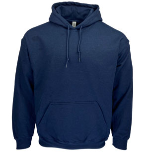 RGRiley | Gildan Mens Navy Pullover Hoodies | Irregular