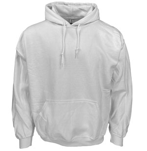 RGRiley | Gildan Mens White Pullover Hoodies | Slightly Irregular