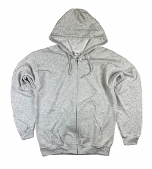 RGRiley | Gildan Mens Ash Zipper Hoodies | Irregular