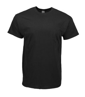 RGRiley | Gildan Black Short Sleeve T-Shirts | Irregular