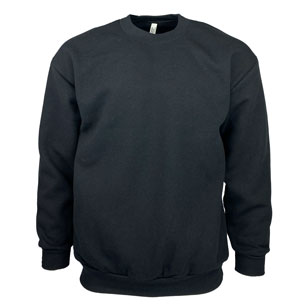 RGRiley | American Apparel Black Fleece Crew Sweatshirts | Irregular