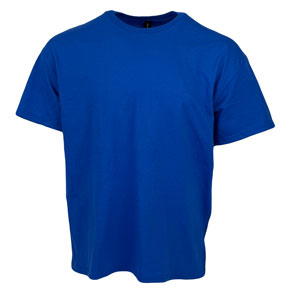 RGRiley | Gildan Adult Royal Crew Neck T-Shirts | Mill Graded Irregular