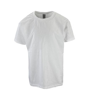 RGRiley | Gildan Youth White T-Shirts | Slightly Irregular