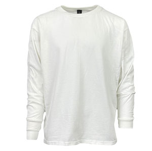 RGRiley | Gildan Youth White Long Sleeve T-Shirts | Irregular