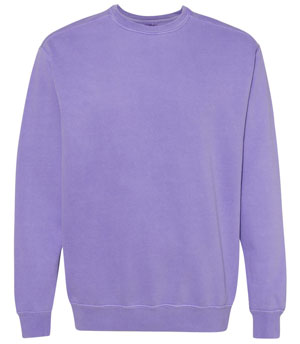 RGRiley | Comfort Color Mens Fleece Crewneck Sweatshirts | Mill Graded