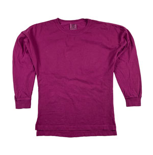 RGRiley | Comfort Color Womens Boysenberry Oversized Long Sleeves | Mill Graded