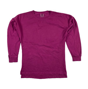 RGRiley | Comfort Color Womens Boysenberry Oversized Long Sleeves | Mill Graded