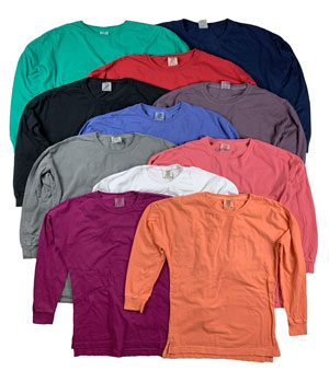RGRiley | Comfort Color Womens Oversized Long Sleeves | Mill Graded