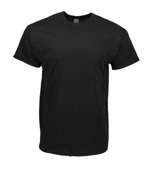 RGRiley | Gildan Adult Black Short Sleeve T-Shirts | Mill Graded