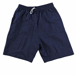 RGRiley | Mens Navy Jersey Pocket Shorts | Irregular