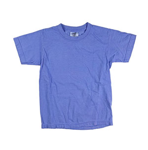 RGRiley | Gildan Boys Flo Blue Short Sleeve T-Shirts | Slightly Irregular