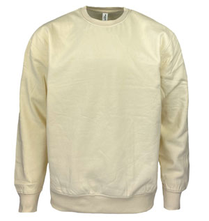 Irregular Sweatshirts- Vanilla