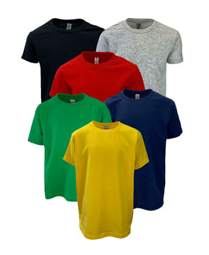 Style AD300 | Wholesale Youth Cotton Short Sleeve T-Shirts - Mill Graded