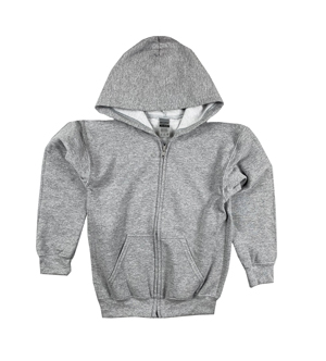 RGRiley | Gildan Boys Sport Grey Heavy Blend Zipper Hoodies | Irregular