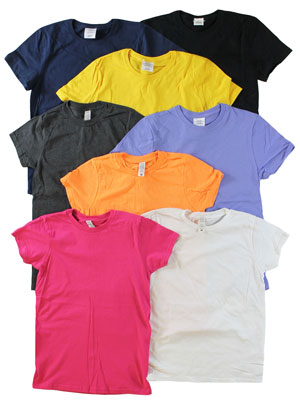 Bulk Lots of Mixed Color Wholesale Tops | Larger Case Sizes 24-72 Pieces