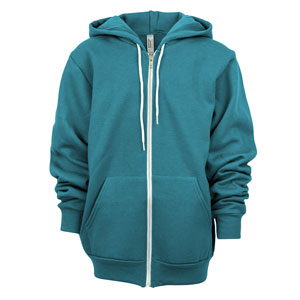 Mens Fleece Zip Hoods