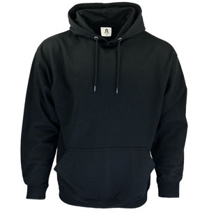 RGRiley | HomeSpun Mens Black Fleece Pullover Hoodies | Closeout