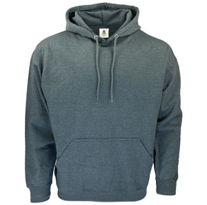 RGRiley | HomeSpun Mens Dark Heather Fleece Pullover Hoodies | Closeout