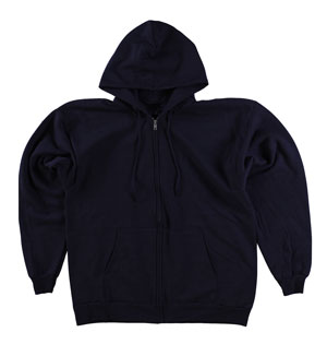RGRiley | Gildan Mens Black Zipper Hooded Sweatshirts | Imperfects & Thirds