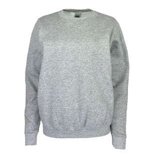 RGRiley | Gildan Womens Sport Grey Fleece Crew Neck Sweatshirts | Irregular