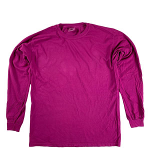 RGRiley | Comfort Color Boysenberry Long Sleeve T-Shirts | Mill Graded