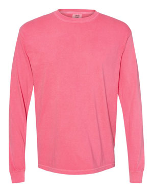 RGRiley | Comfort Color Crunchberry Long Sleeve T-Shirts | Mill Graded