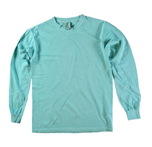 RGRiley | Comfort Color Chalky Mint Long Sleeve T-Shirts | Mill Graded