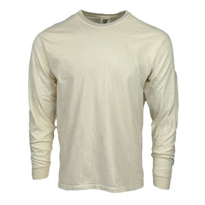 RGRiley | Comfort Color Ivory Long Sleeve T-Shirts | Mill Graded