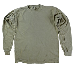 RGRiley | Comfort Color Khaki Long Sleeve T-Shirts | Mill Graded