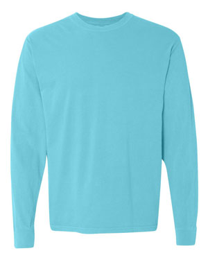 RGRiley | Comfort Color Lagoon Long Sleeve T-Shirts | Mill Graded