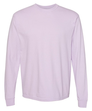 RGRiley | Comfort Color Mens Orchid  Long Sleeve T-Shirts | Mill Graded