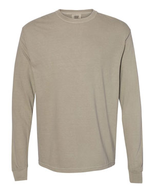 RGRiley | Comfort Color Sandstone Long Sleeve T-Shirts | Mill Graded