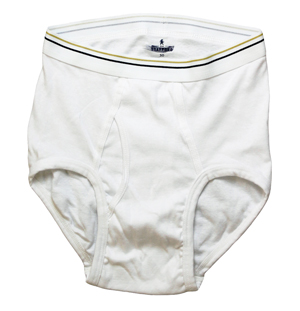 RGRiley | Adult Bulk White Underwear Briefs | Irregular