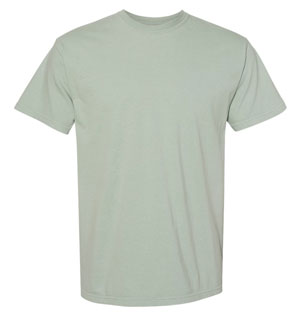 RGRiley | Mens Comfort Color Bay Blue Short Sleeve T-Shirts | Mill Graded